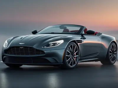 Aston martin DBS superleggera volante inspired Low-poly 3D model