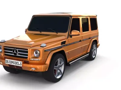 Mercedes Benz G Class Orange 3D model