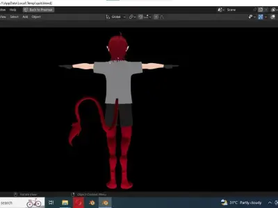 ANIME BOY FOX AVATAR READY TO GO FOR VRCHAT Low-poly 3D model