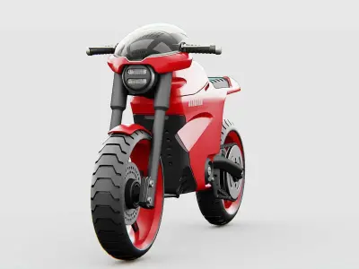 CONCEPT BIIKE  C-2000   RIGGED 3D model