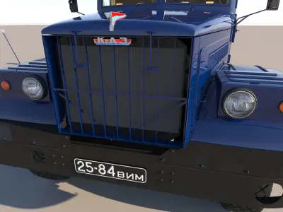 KrAZ 258 B1 3D model
