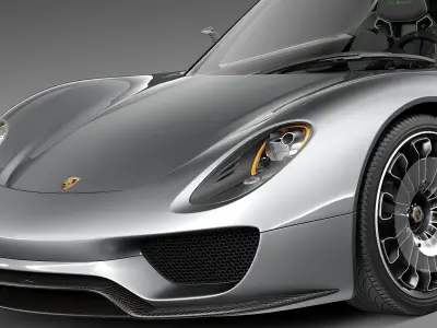 Porsche 918 Spyder 2012 3D model