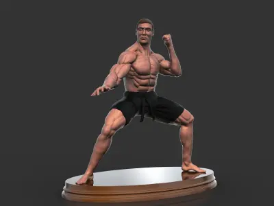 Jean Claude Van Damme Blood Sport  3D print model