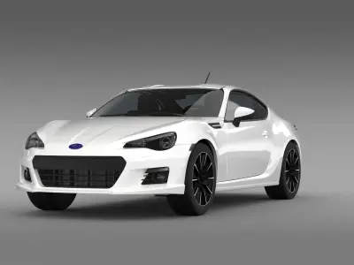 Subaru BRZ R ZC6 2012 3D model