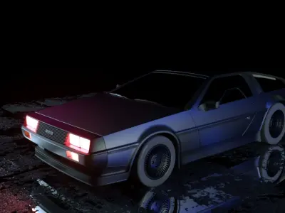 DeLorean DMC  3D model