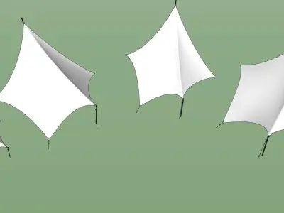 fiber tensile sketchup model 3D model