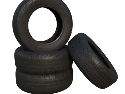 Tyre 215 65 R16 PBR 3D model