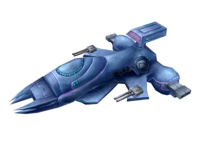 Lightweight - Battleship 02 3D model