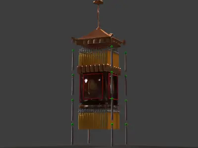 Chinese palace lantern   3D model get