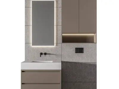 Luxury Bathroom 193 3D model