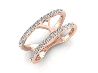 Jewelry Alphabet Ring Y 3D print model purchase