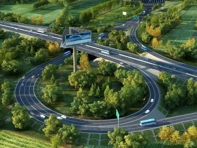 Twilight Highway 3D model