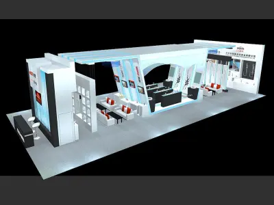 Exhibition - Area -22X10-3DMAX2009-07 3D model