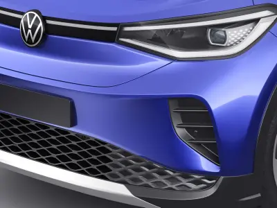 Volkswagen ID4 2021 3D model