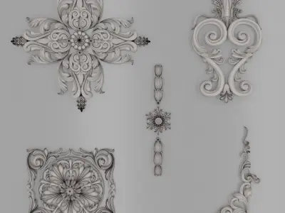 Trim Ornament 78 3D model