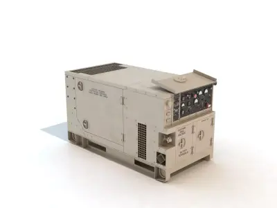 Diesel Generator MEP803A 10kW  3D model