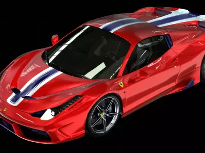 Ferrari 458 Speciale Cabrio 3D model