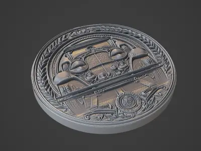 Car Medallion 3D print model