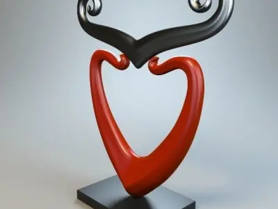 Abstract Figure 3D model 11
