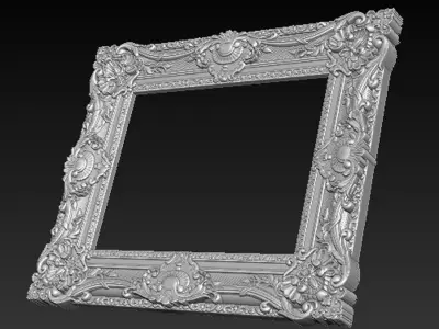 Frame Relief 8 3D Model 3D print model