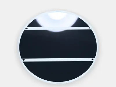 LINDBYN Mirror 7 Low-poly 3D model