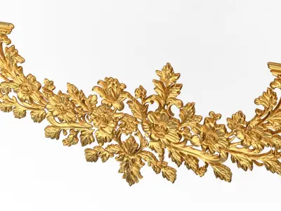 Classic decor ornament carved 58 3D model