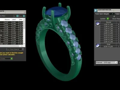 ring code 134 3D print model