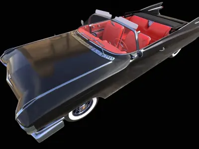 Cadillac 1959 Eldorado 3D Model PBR 3D model