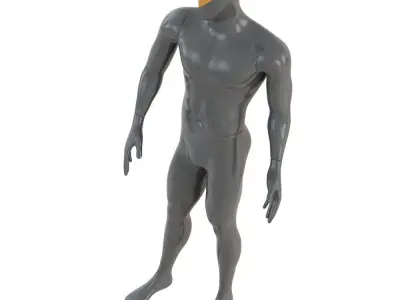 Male Abstract Mannequin 90 3D model