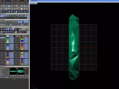 Luxury Geometric Bangle Bracelet 3D print model