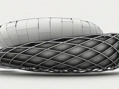 Parametric Facade Design in Grasshopper Rhino 3d model Download 3D model