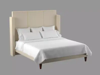 Locksley bed Hickory Chair 3D model