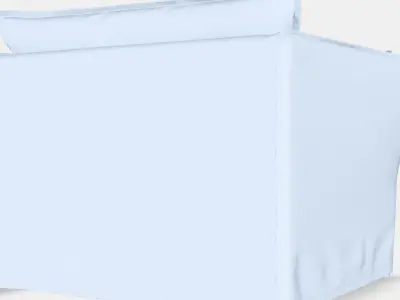 BACKSALEN 15-seater armchair Low-poly 3D model