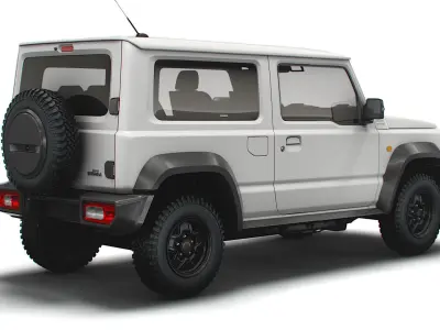 Suzuki Jimny JC Long Wheelbase 2022 3D model