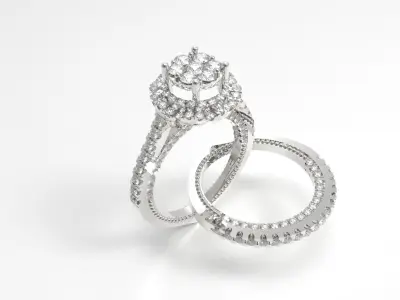 bride wedding ring jr0007 3D print model