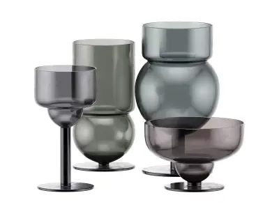 Sferico Glass Collection 3D model
