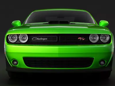 Dodge Challenger 392 HEMI Scat Pack Shaker Widebody 2017 3D model