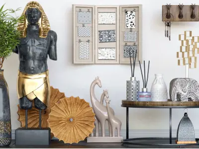 Decorative set Egypt 3D model