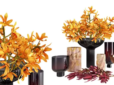 Decorative set 3 3D model