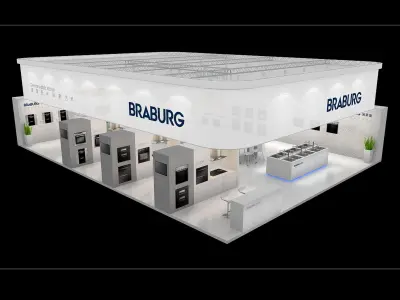 Exhibition - Area - 15X11-3DMAX2009-03 3D model