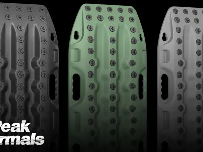 Maxtrax Recovery Board Low-poly 3D model