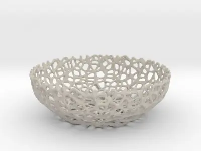 Voronoi bowl or key shell - Style No 8 3D print model
