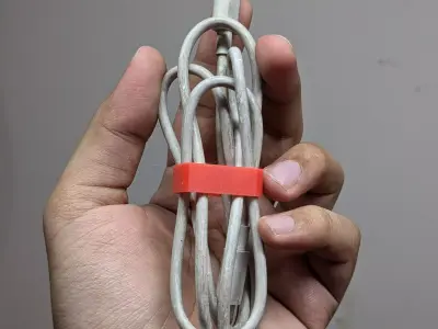 Compact 3D-Printed Cable Organizer for Tangle-Free Storage Free 3D print model