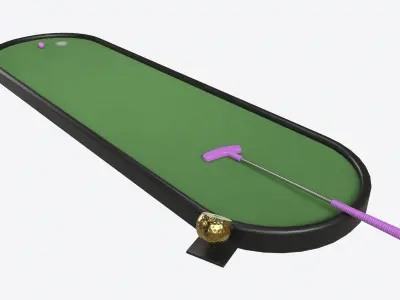 Miniature Golf Course 04 3D model