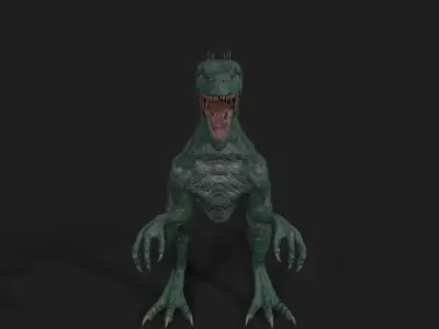 Dinosaurs Velociraptor Hybrid 3D model 3D model