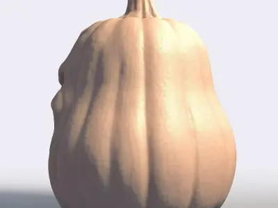 Monster Pumpkin Halloween Sculpture 3D print model