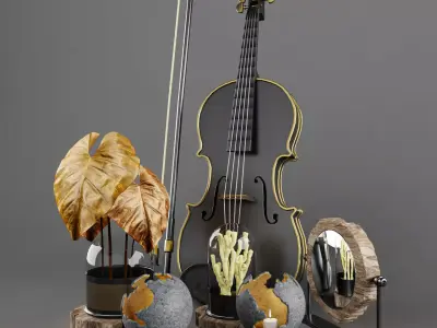 Decorative Set 01 3D model