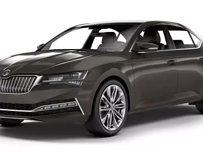 Skoda Superb iV 2020 3D model