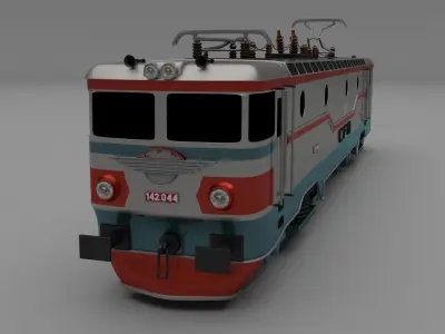 Locomotive collection train 3D model