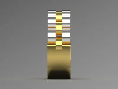 Luxury man Rolex design diamond ring model ror0052 3D print model